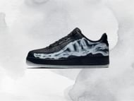 The Nike Air Force 1 Skeleton QS ''Black''(Image via Nike)